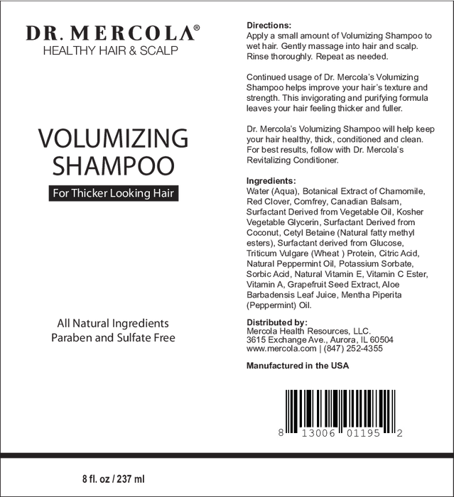 Dr. Mercola Volumizing Shampoo 8 fl oz