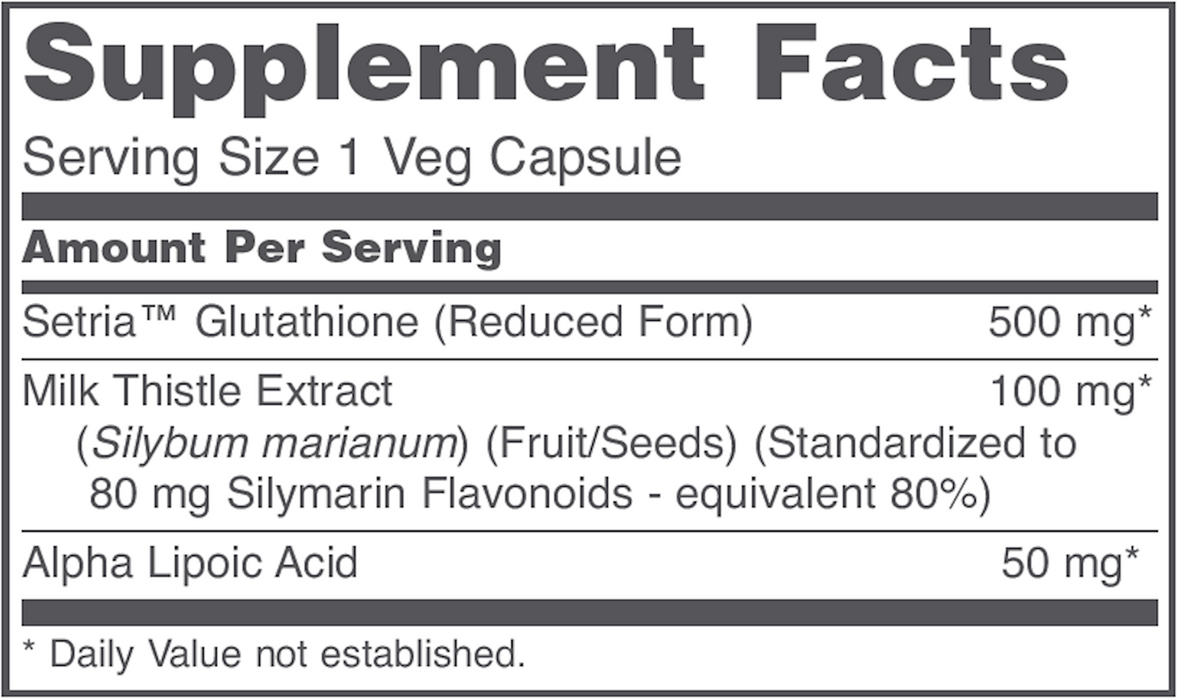 Protocol For Life Balance Glutathione 500 mg 60 vcaps