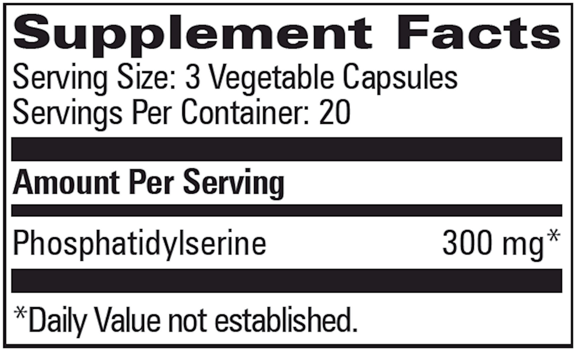 Progressive Labs Phosphatidyl Serine 60 vcaps