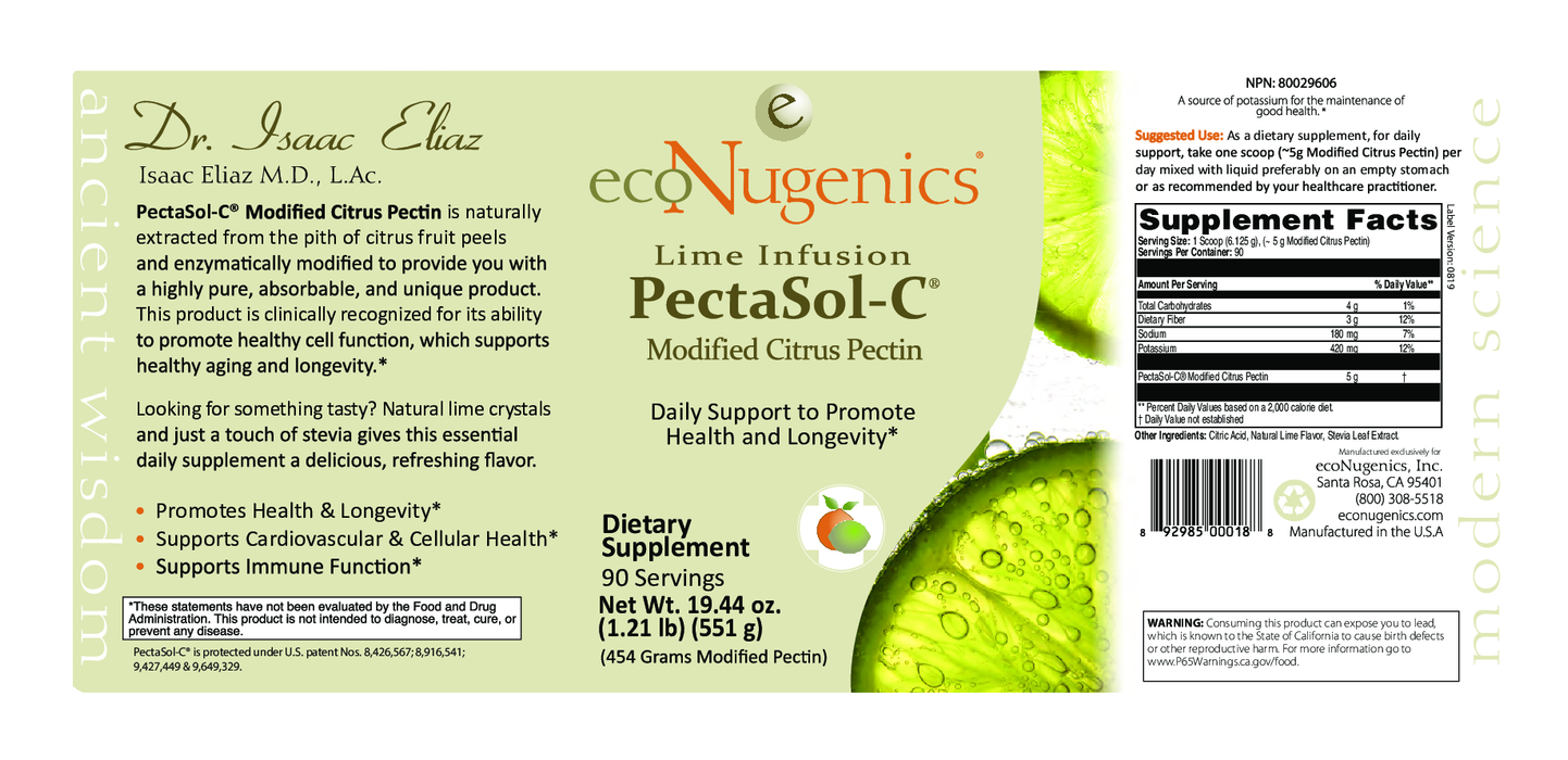 EcoNugenics PectaSol-C Lime Infusion