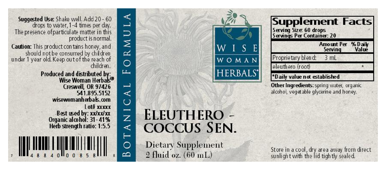 Wise Woman Herbals Eleutherococcus/eleuthero