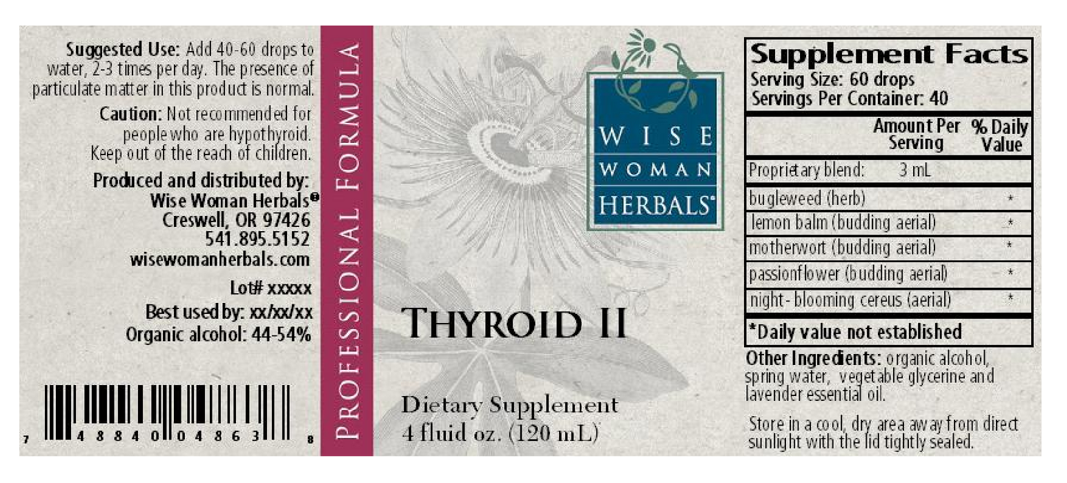 Wise Woman Herbals Thyroid II 4 oz