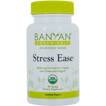 Banyan Botanicals Stress Ease, Organic 90 tabs