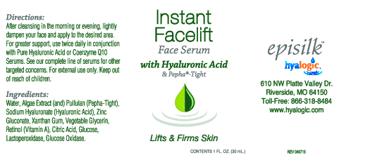 Hyalogic Instant Facelift Serum w/ HA