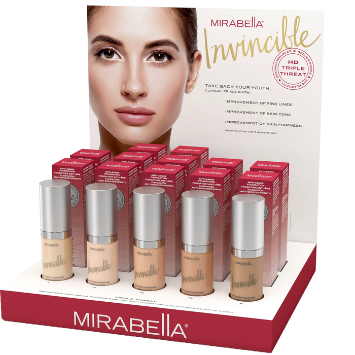 Mirabella Beauty Invincible Anti Aging HD Found Display