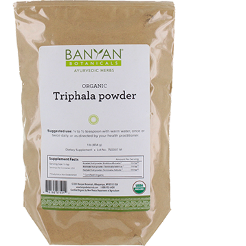 Banyan Botanicals Triphala Powder, Organic 1 lb