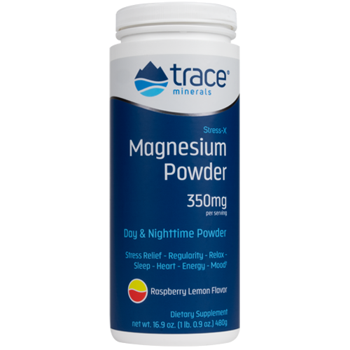 Trace Minerals Research Stress-X Magnesium Rasp-Lemon 8.5 oz