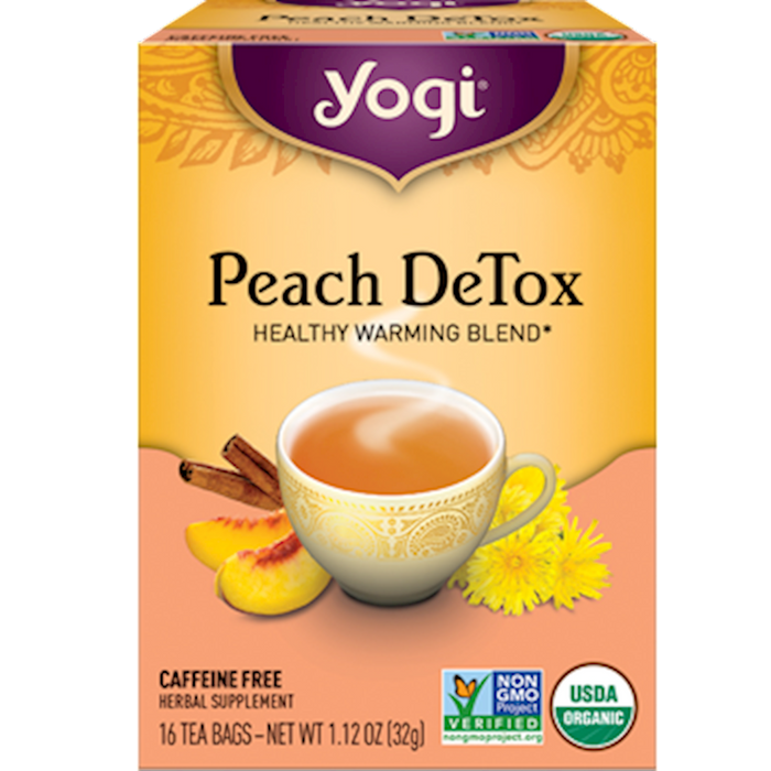 Yogi Teas Peach Detox Organic 16 bags