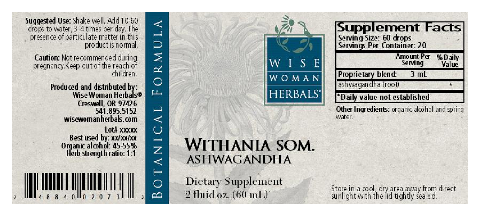Wise Woman Herbals Withania som. ashwagandha