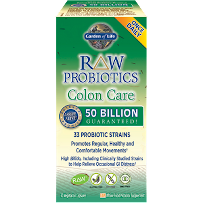 Garden of Life RAW Probiotics Colon Care 30 vcaps