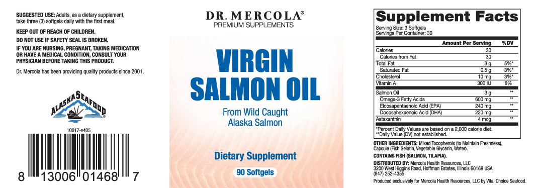 Dr. Mercola Salmon Oil 90 caps