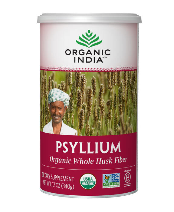 Organic India Org. Whole Husk Psyllium 12 oz