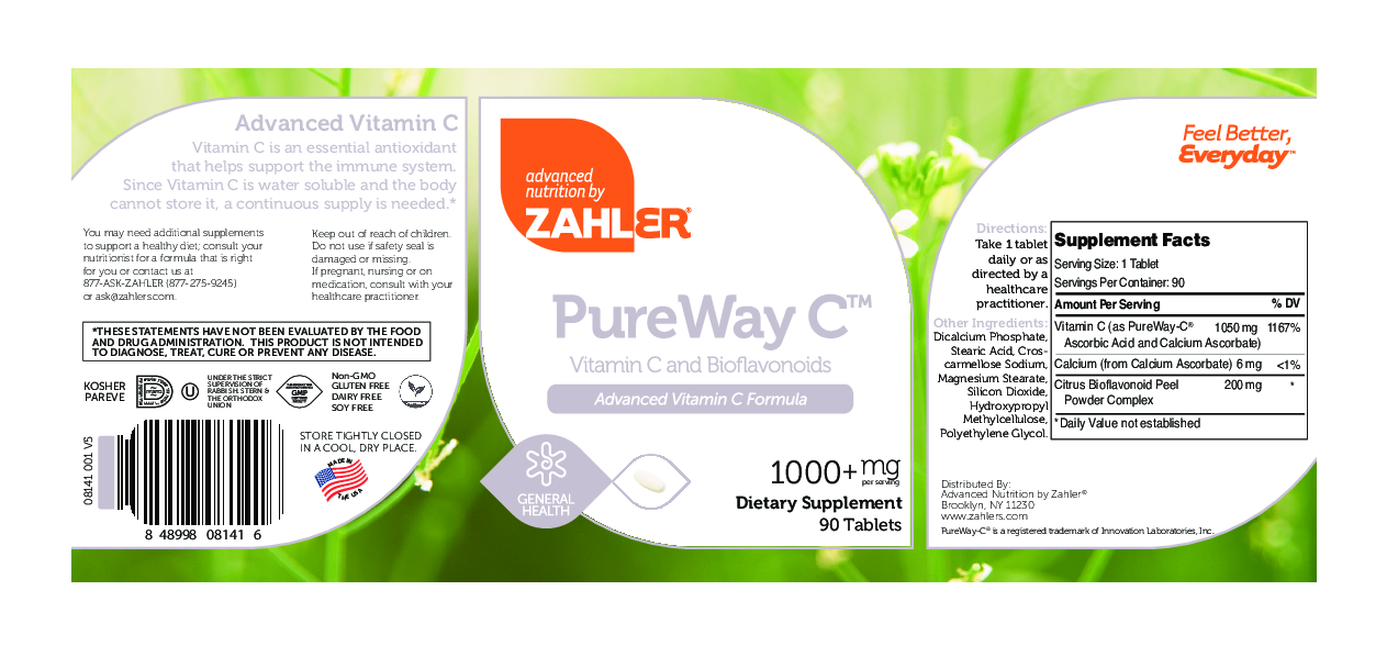 Advanced Nutrition by Zahler PureWay-C 90 tabs