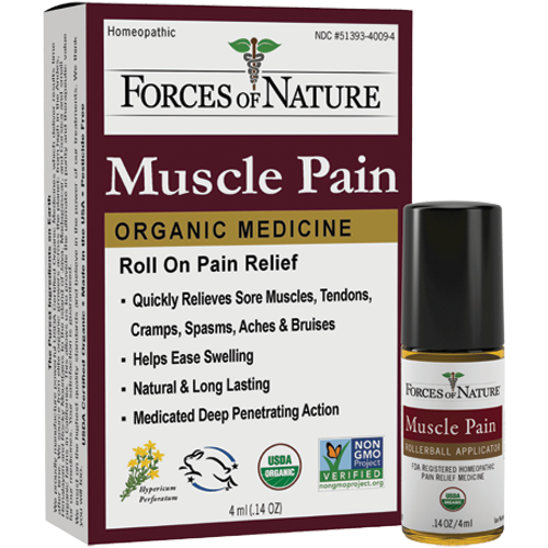 Forces of Nature Muscle Pain Organic .14 oz