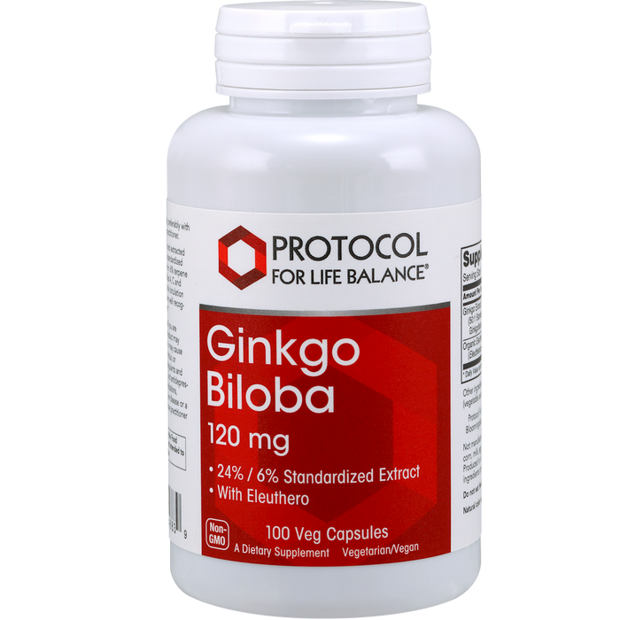 Protocol For Life Balance Ginkgo Biloba 120 mg 100 vegcaps