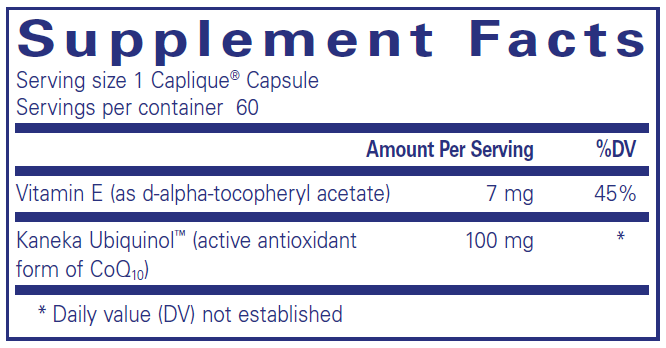 Pure Encapsulations Ubiquinol VESIsorb 60 caps