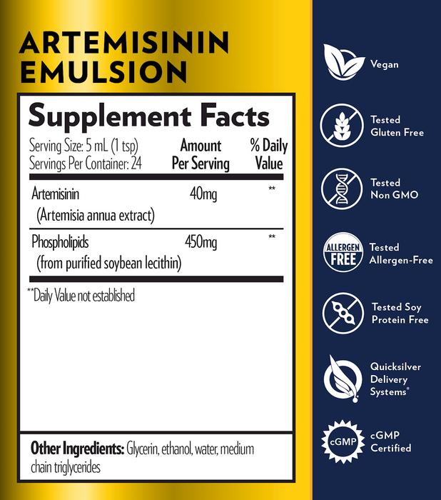 Quicksilver Scientific Artemisinin Emulsion 4 oz