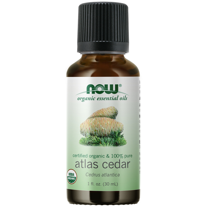 NOW Atlas Cedar Oil Organic 1 fl oz