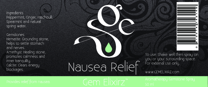Gem Elixirz Nausea Relief Aromatherapy Spray 50 ml