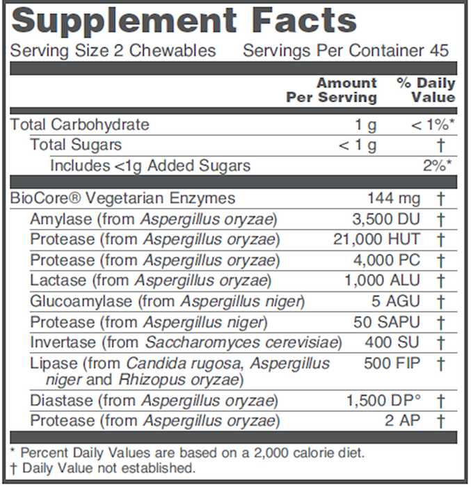 Protocol For Life Balance ProtoZymes 90 chews