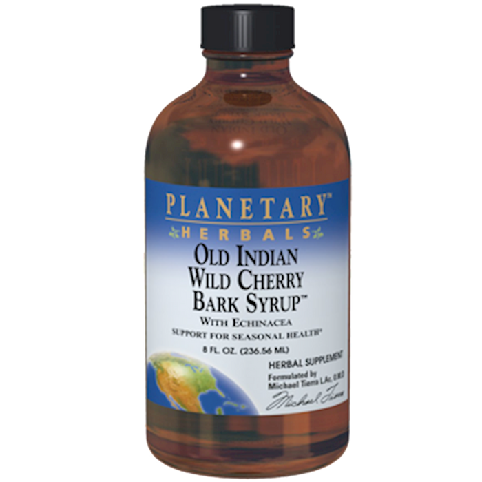 Planetary Herbals Old Indian Wild Cherry Bark Syrup 8oz