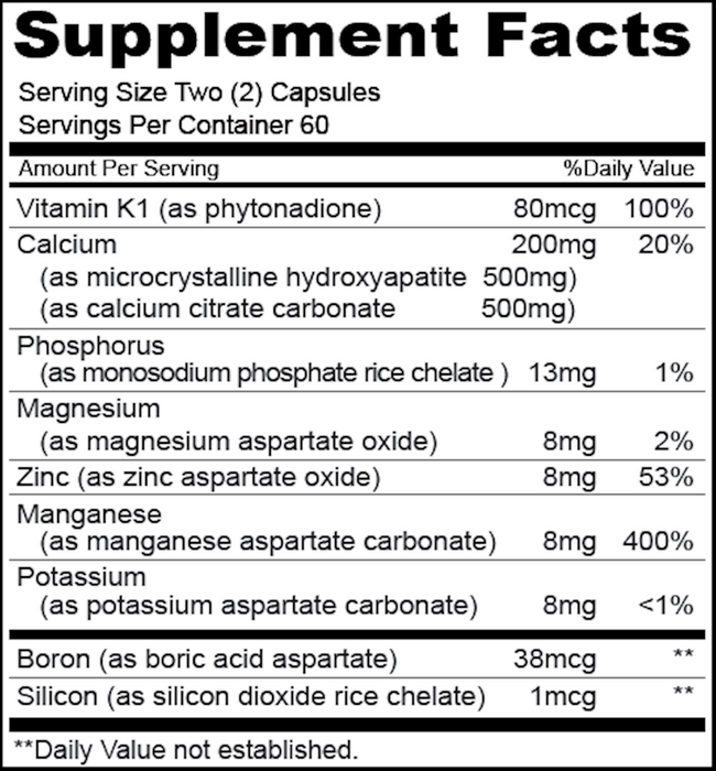 Priority One Vitamins M.C.H.C. Calcium 120 caps