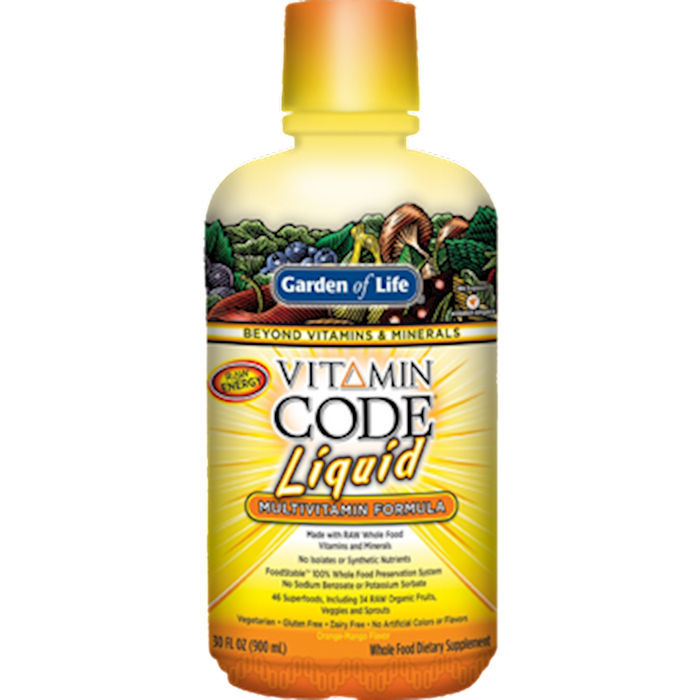 Garden of Life Vitamin Code Multi Orange Mango 30oz