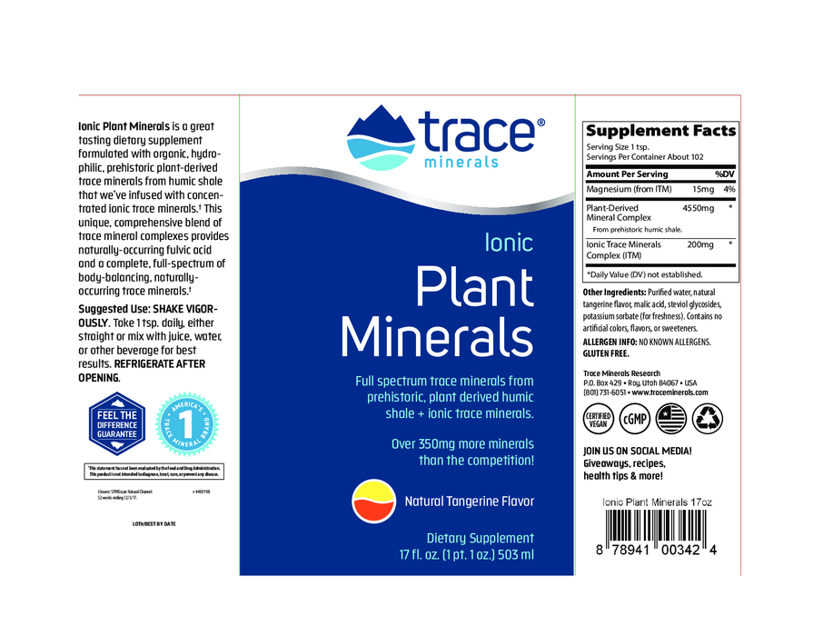 Trace Minerals Research Ionic Plant Minerals 17 fl oz