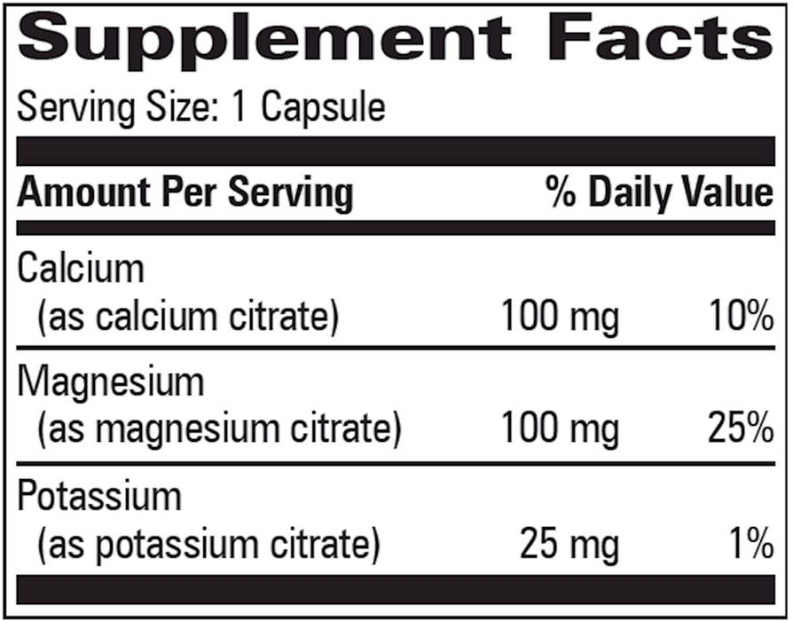 Progressive Labs C-M-K Citrate 100 caps